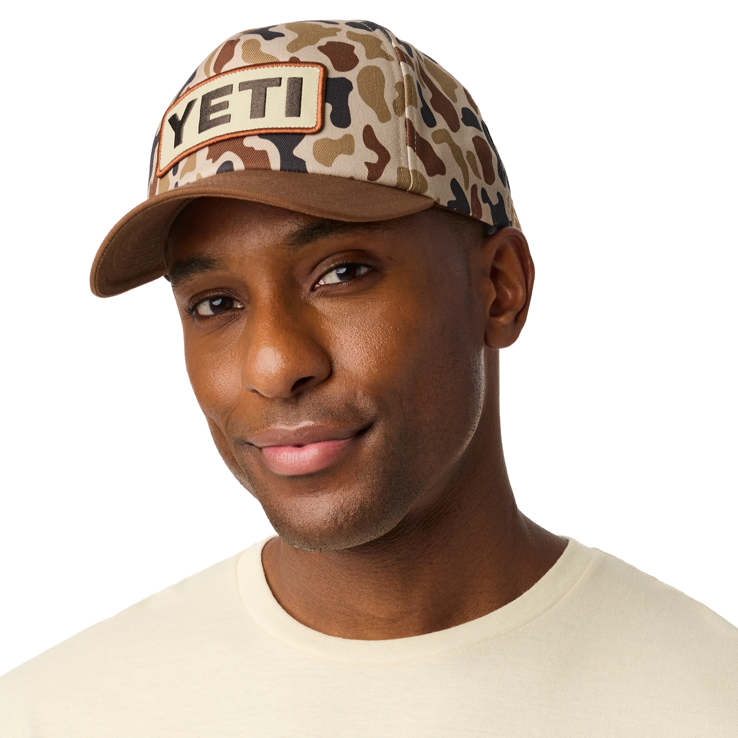 Cappello a tesa piatta YETI® Wetlands Camo Logo Badge Mid Pro