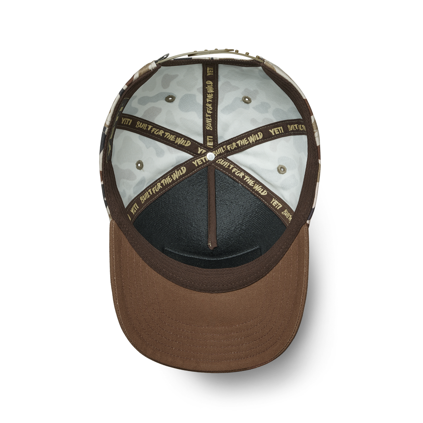 Cappello a tesa piatta YETI® Wetlands Camo Logo Badge Mid Pro