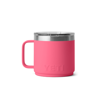 Tazza impilabile YETI Rambler® Tropical Pink da 14 oz (414 ml)