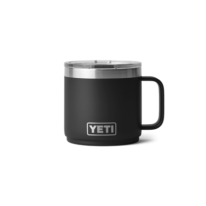 Tazza impilabile YETI Rambler® nera da 14 oz (414 ml)