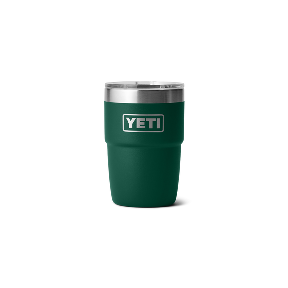 Tazza impilabile YETI Rambler® Black Forest Green da 8 oz (236 ml)