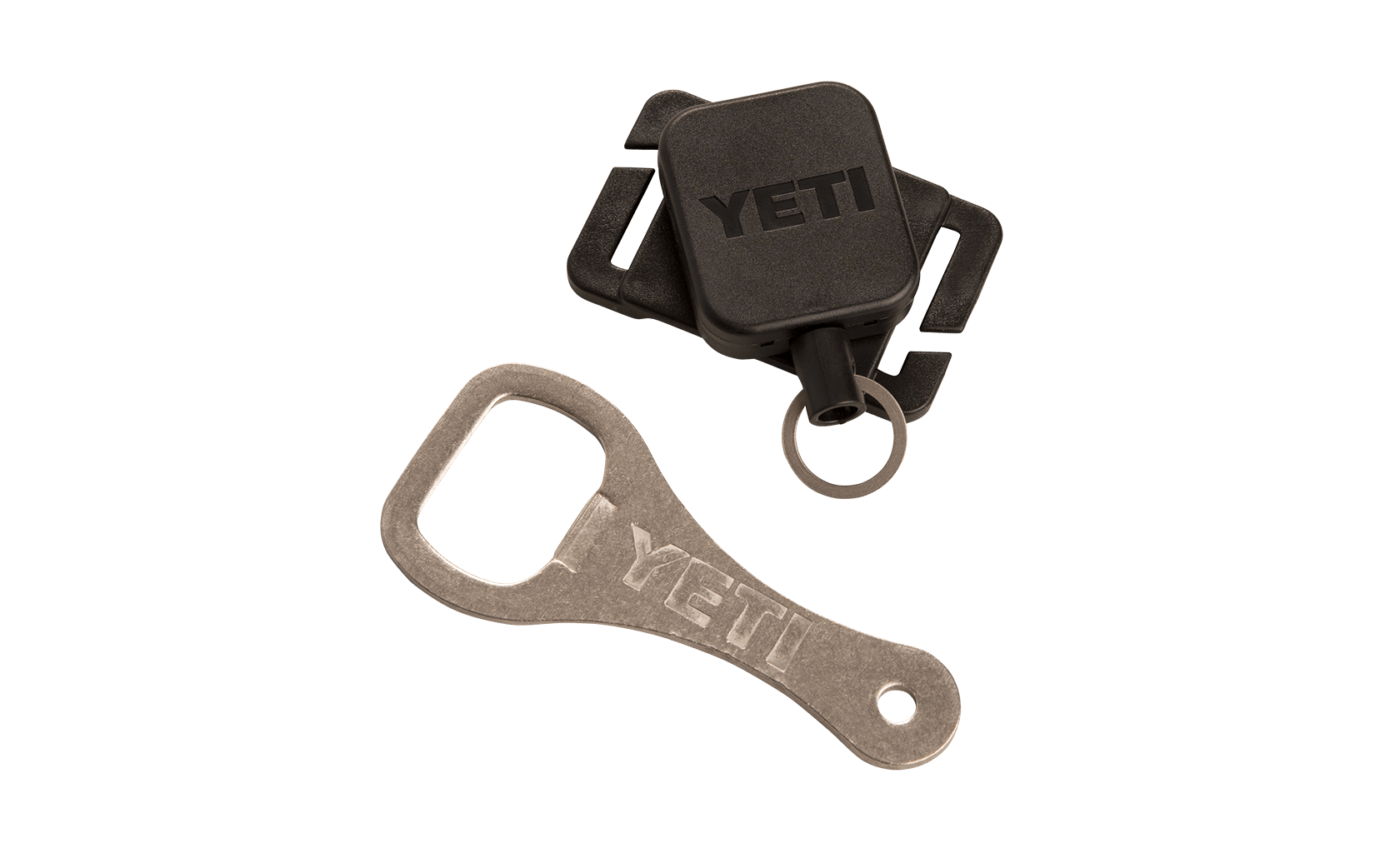 YETI PORTAOGGETTI MOLLE CON CORDINO RETRATTILE Stainless Steel