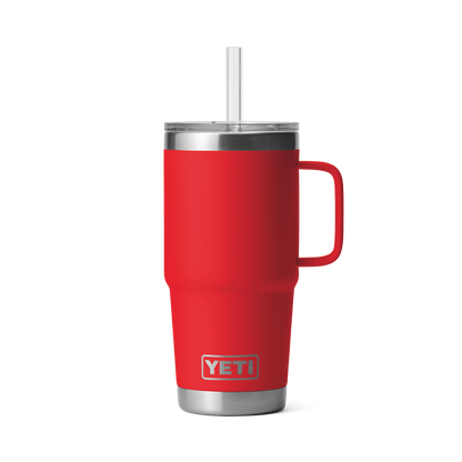 YETI Rambler® Tazza Da 35 oz (994 ml) Con coperchio con cannuccia Rescue Red