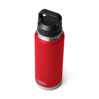YETI Rambler® Borraccia da 36 oz (1065 ml) con tappo Chug Rescue Red