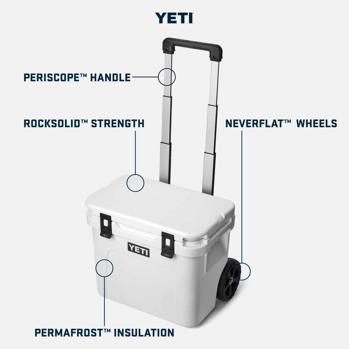 YETI Ghiacciaia su ruote Roadie® 32 Bianco