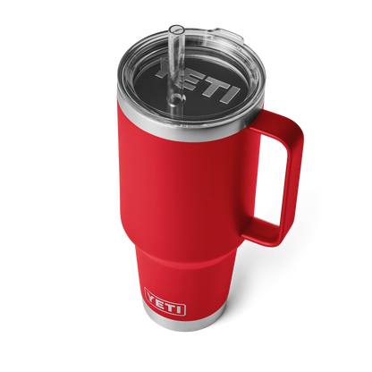Rambler® Tazza Da 42 oz (1242 ml) Con coperchio con cannuccia Rescue Red