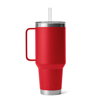 Rambler® Tazza Da 42 oz (1242 ml) Con coperchio con cannuccia Rescue Red