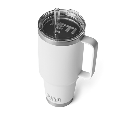 Rambler® Tazza Da 42 oz (1242 ml) Con coperchio con cannuccia Bianco