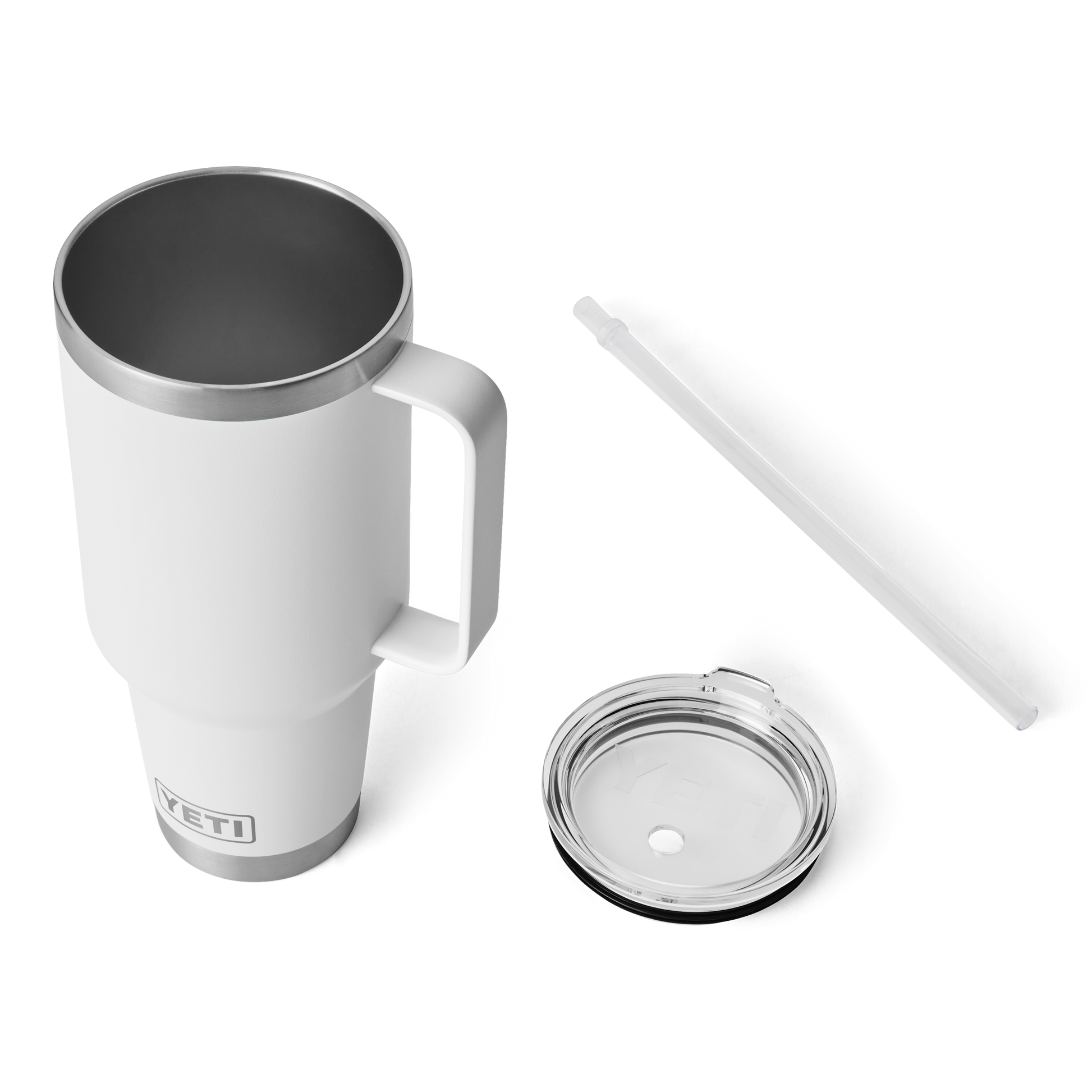 Rambler® Tazza Da 42 oz (1242 ml) Con coperchio con cannuccia Bianco