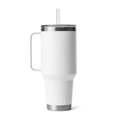 Rambler® Tazza Da 42 oz (1242 ml) Con coperchio con cannuccia Bianco