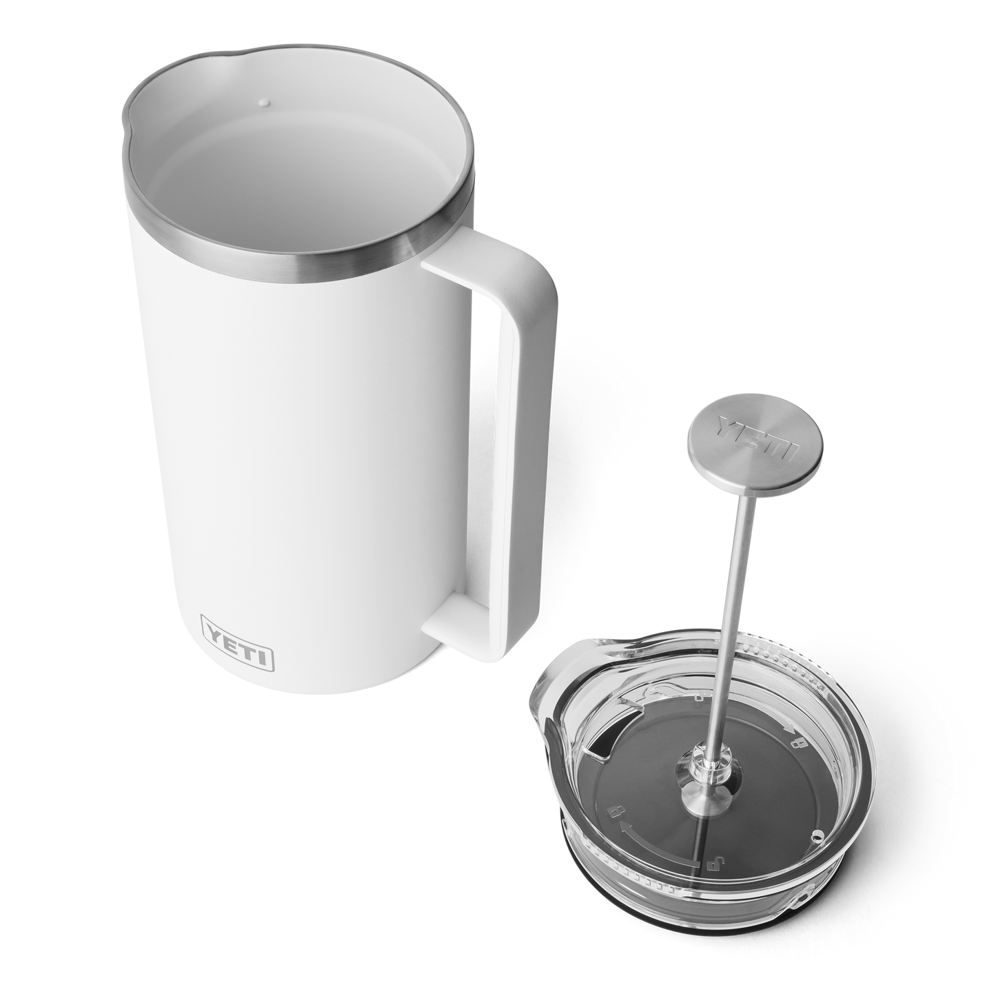 YETI Rambler® French Press da 64 oz (2 L) Bianco