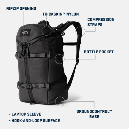 YETI Zaino Ranchero™ da 22 L Nero
