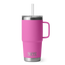 YETI Rambler® Tazza Da 25 oz (710 ml) Con coperchio con cannuccia Wildflower Fuchsia