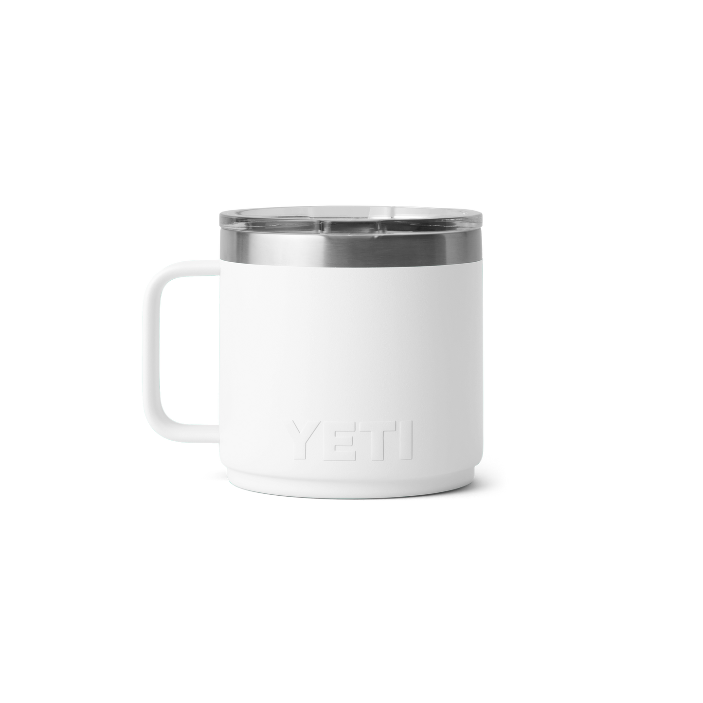 Tazza impilabile YETI Rambler® bianca da 14 oz (414 ml)