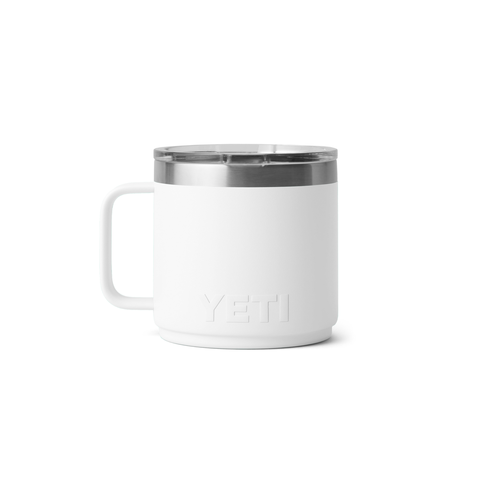 Tazza impilabile YETI Rambler® bianca da 14 oz (414 ml)