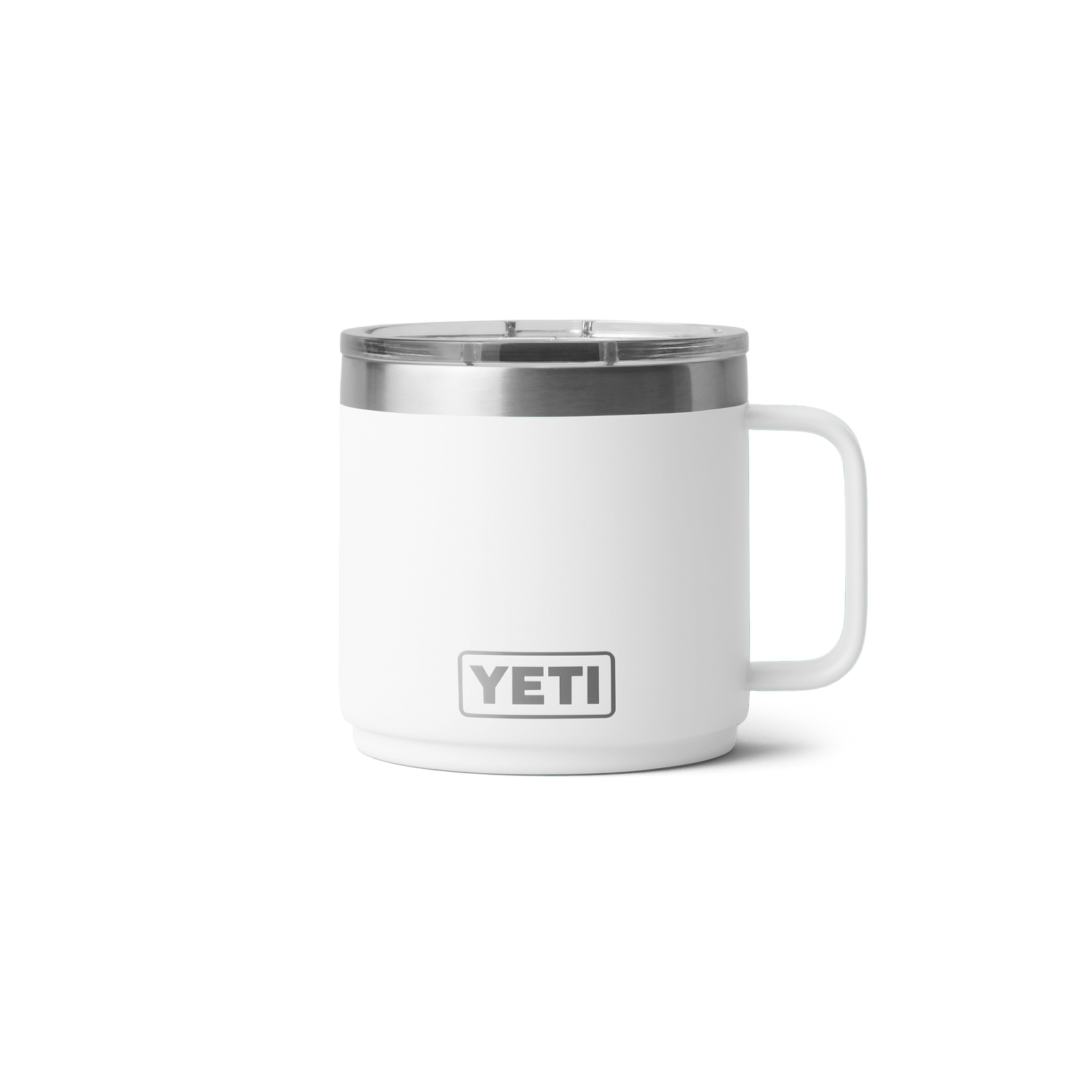 Tazza impilabile YETI Rambler® bianca da 14 oz (414 ml)