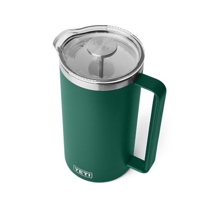 YETI Rambler™ French Press da 64 oz (1,9 L) Black Forest Green