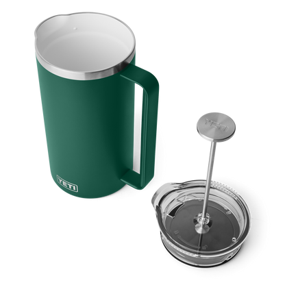 YETI Rambler™ French Press da 64 oz (1,9 L) Black Forest Green