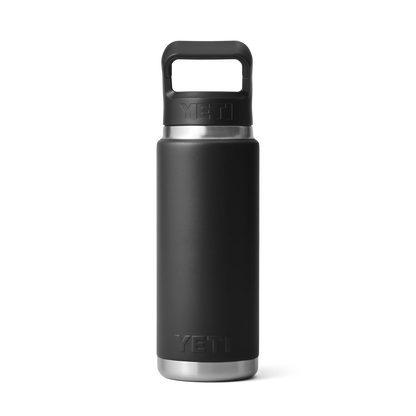 YETI Rambler® Borraccia da 26 oz (739 ml) con coperchio con cannuccia Nero