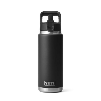 YETI Rambler® Borraccia da 26 oz (739 ml) con coperchio con cannuccia Nero