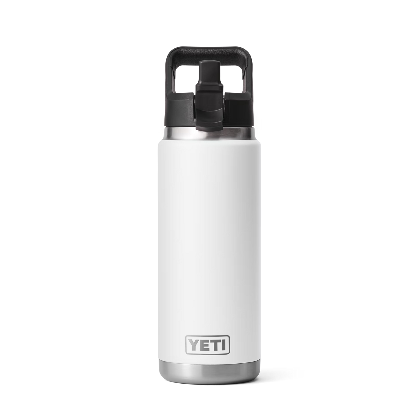 YETI Rambler® Borraccia da 26 oz (739 ml) con coperchio con cannuccia Bianco