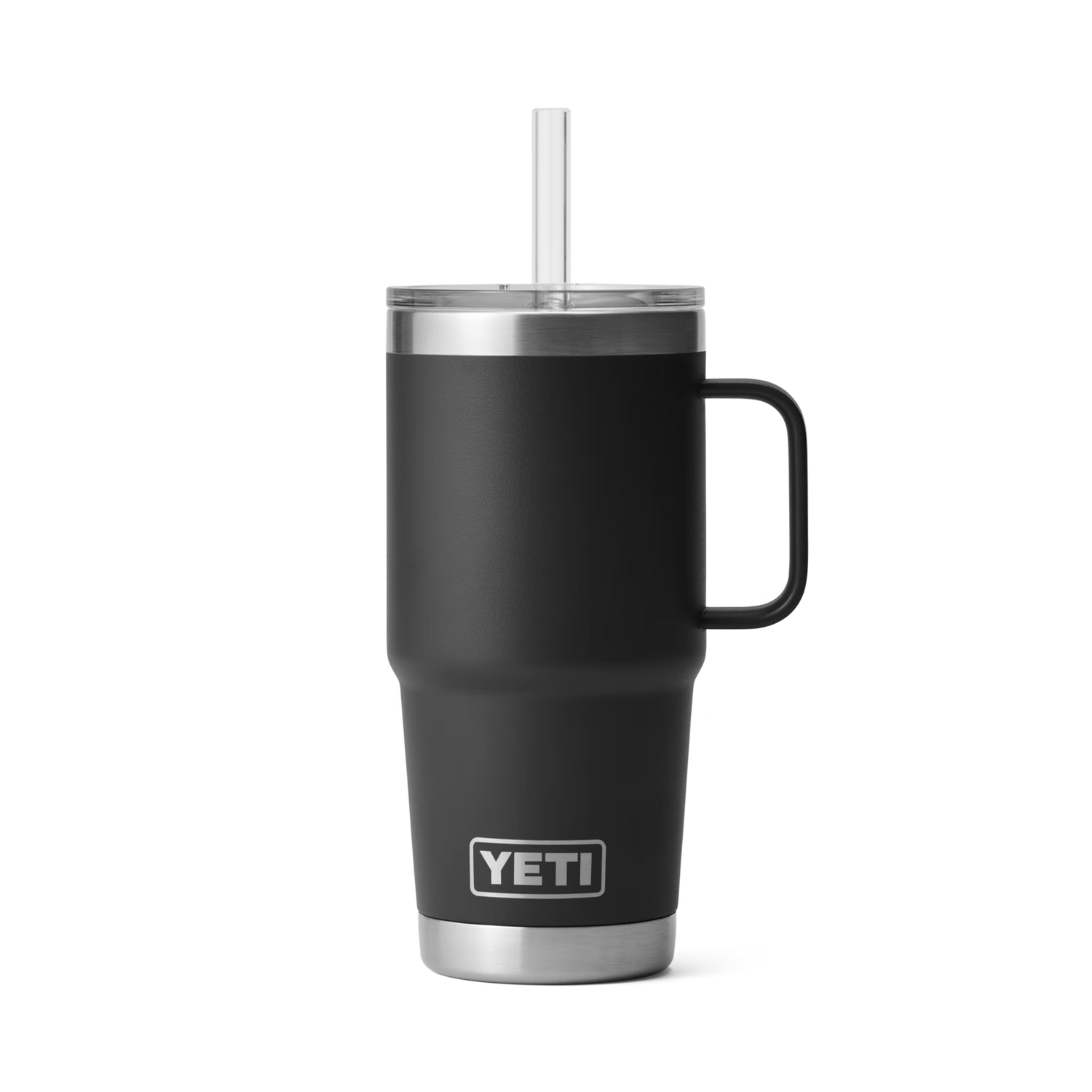 YETI Rambler® Tazza Da 25 oz (710 ml) Con coperchio con cannuccia Nero