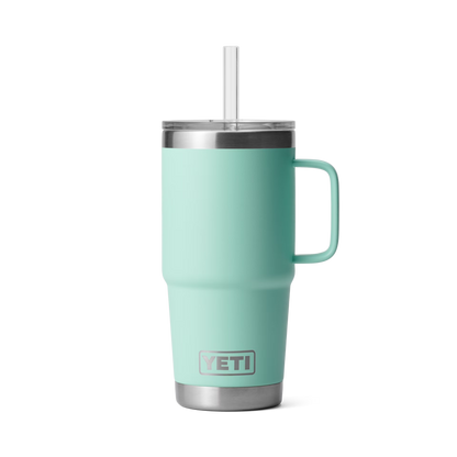 YETI Rambler® Tazza Da 25 oz (710 ml) Con coperchio con cannuccia Sea Foam