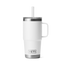 YETI Rambler® Tazza Da 25 oz (710 ml) Con coperchio con cannuccia Bianco