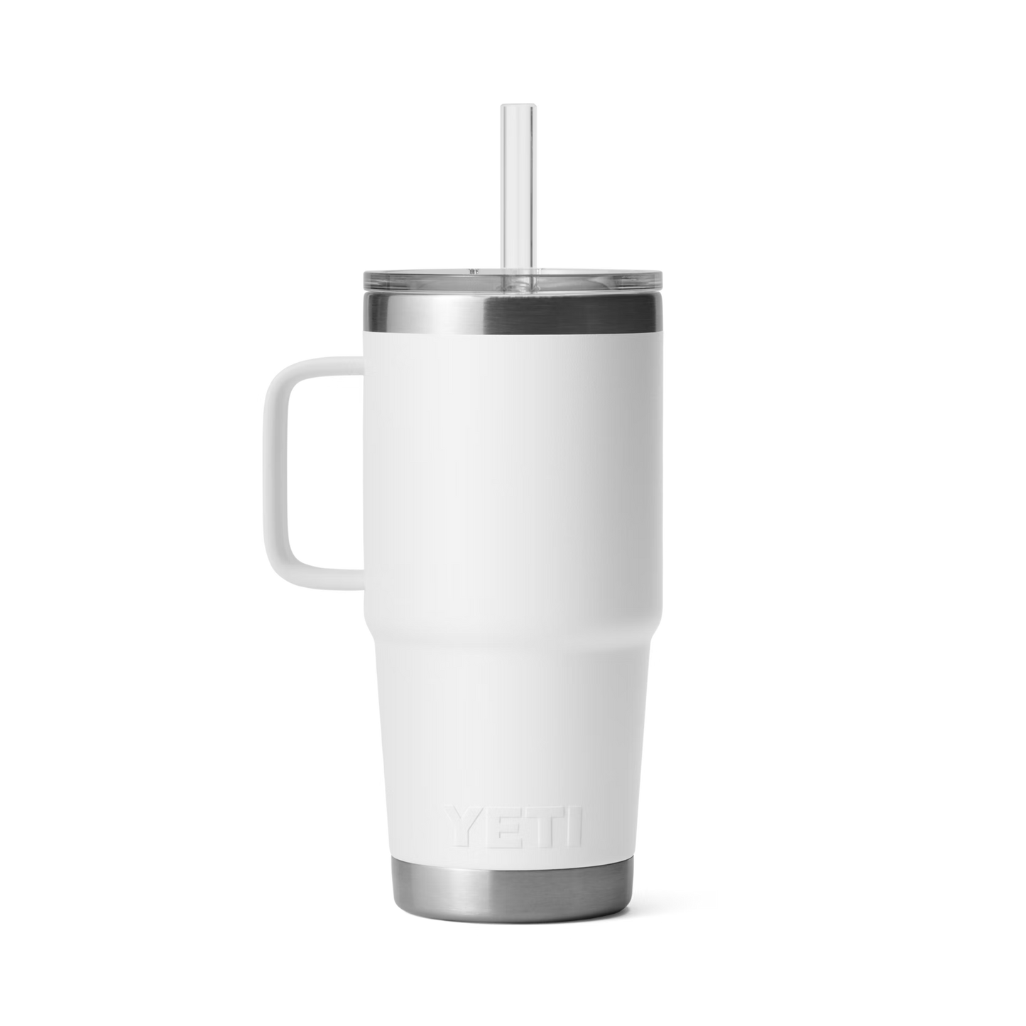 YETI Rambler® Tazza Da 25 oz (710 ml) Con coperchio con cannuccia Bianco