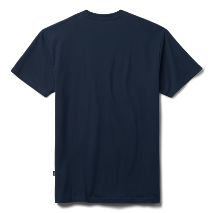 YETI T-shirt Premium a manica corta con logo Badge Navy/Bianco