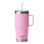 YETI Rambler® Tazza Da 25 oz (710 ml) Con coperchio con cannuccia Power Pink