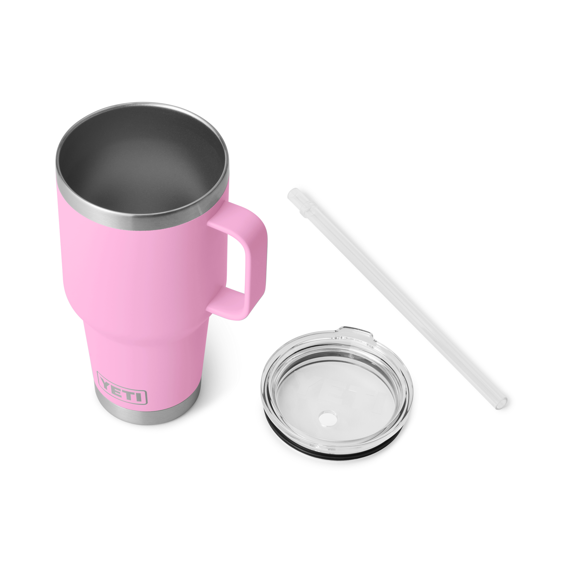 YETI Rambler® Tazza Da 35 oz (994 ml) Con coperchio con cannuccia Power Pink