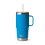 YETI Rambler® Tazza Da 25 oz (710 ml) Con coperchio con cannuccia Big Wave Blue