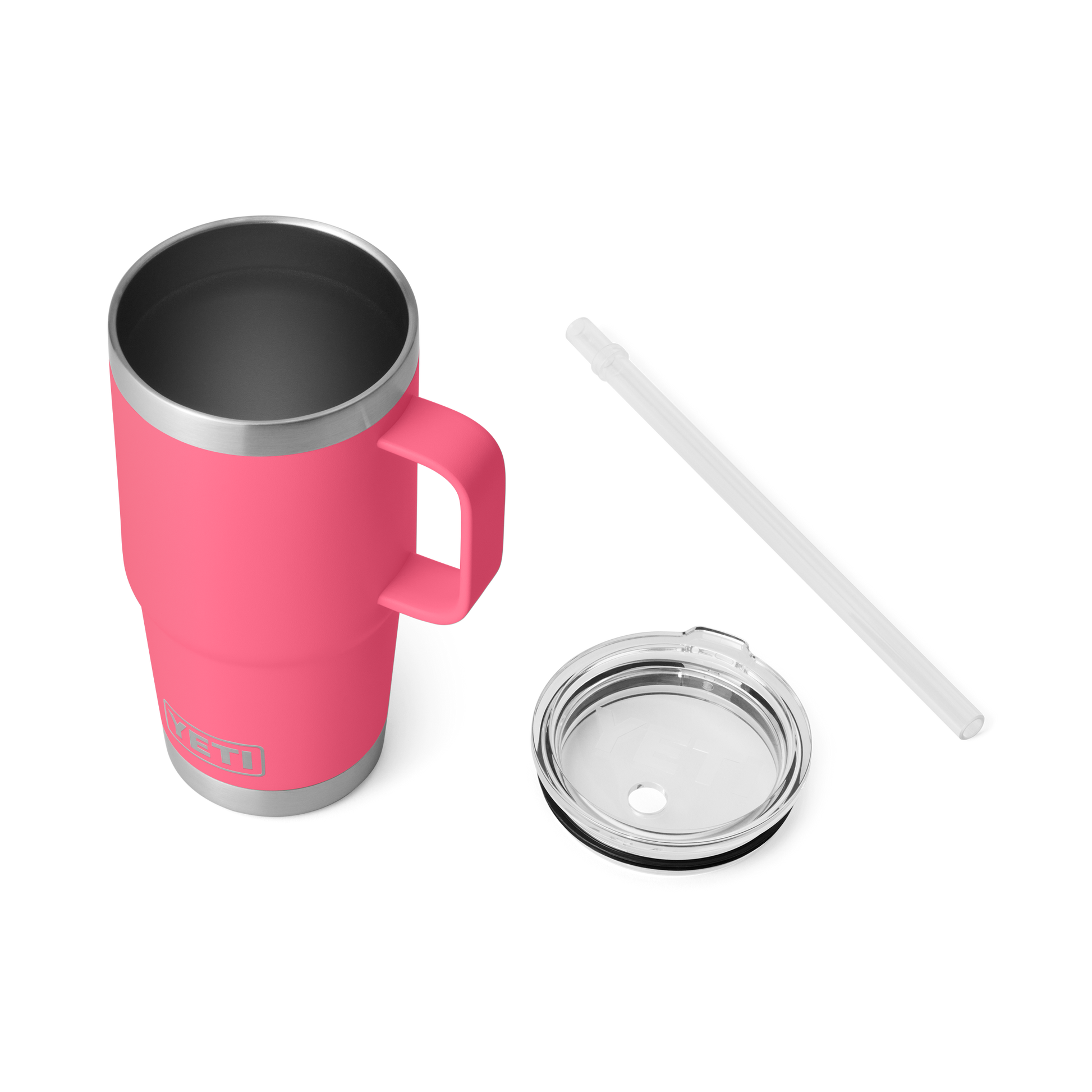 YETI Rambler® Tazza Da 25 oz (710 ml) Con coperchio con cannuccia Tropical Pink