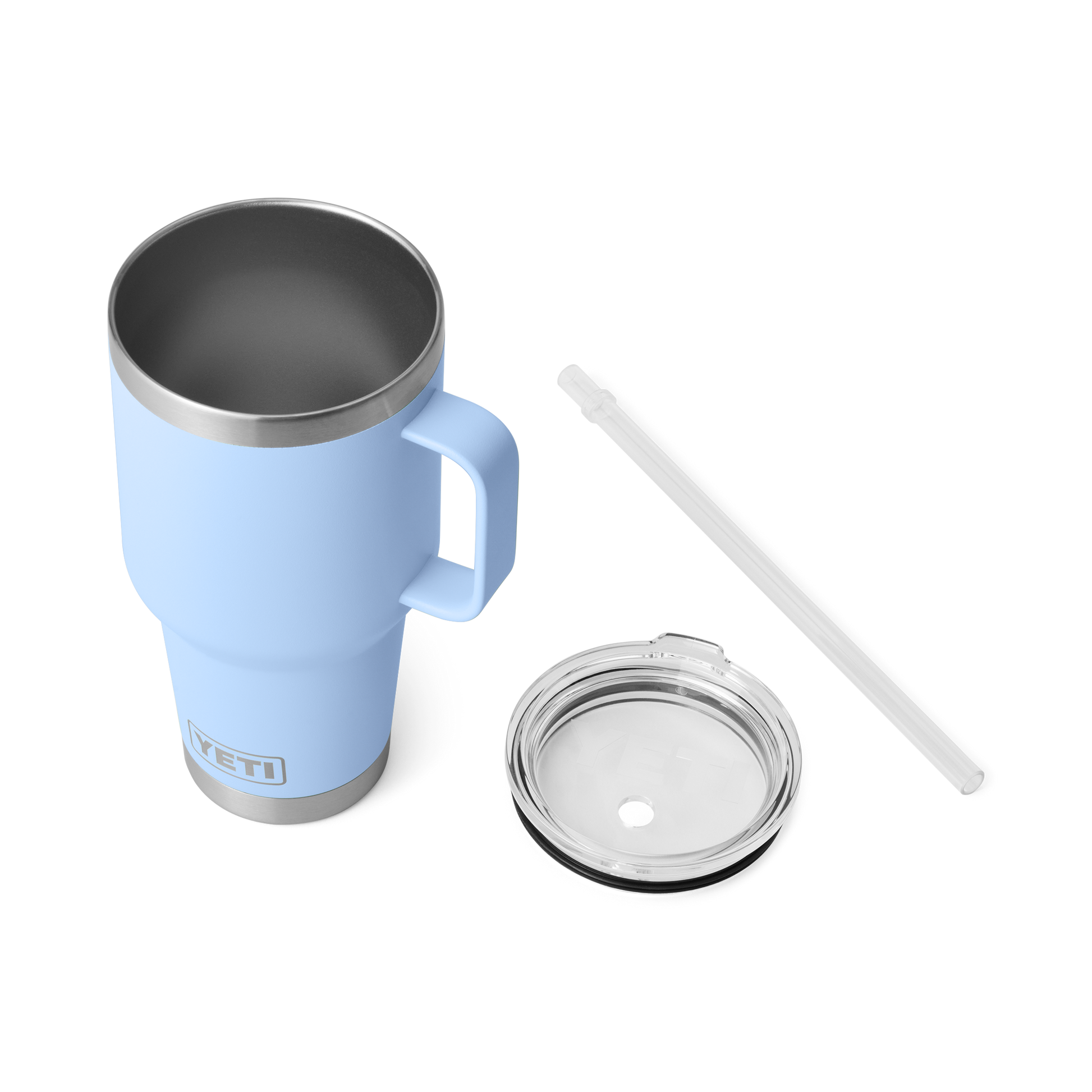 YETI Rambler® Tazza Da 35 oz (994 ml) Con coperchio con cannuccia Big Sky Blue
