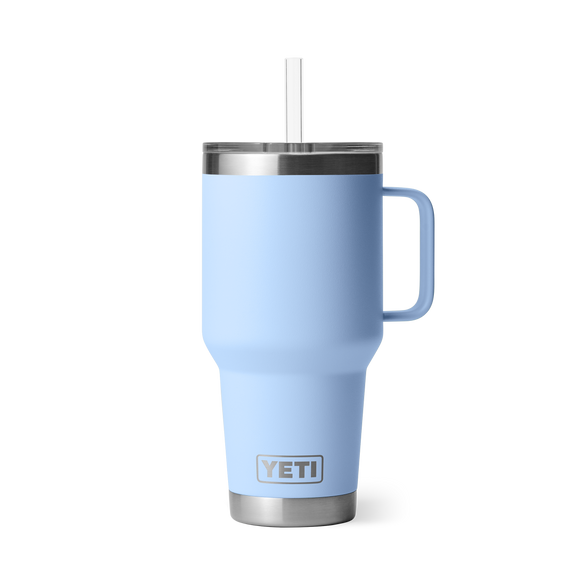 YETI Rambler® Tazza Da 35 oz (994 ml) Con coperchio con cannuccia Big Sky Blue