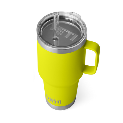 YETI Rambler® Tazza Da 35 oz (994 ml) Con coperchio con cannuccia Firefly Yellow
