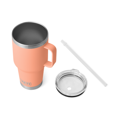 YETI Rambler® Tazza Da 35 oz (994 ml) Con coperchio con cannuccia Lowcountry Peach