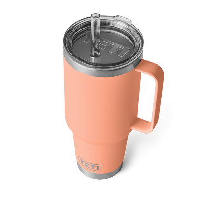 YETI Rambler® Tazza Da 42 oz (1242 ml) Con coperchio con cannuccia Lowcountry Peach