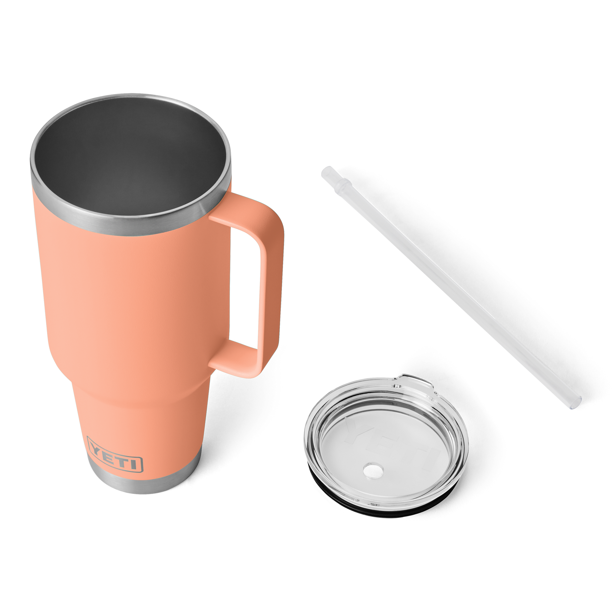 YETI Rambler® Tazza Da 42 oz (1242 ml) Con coperchio con cannuccia Lowcountry Peach