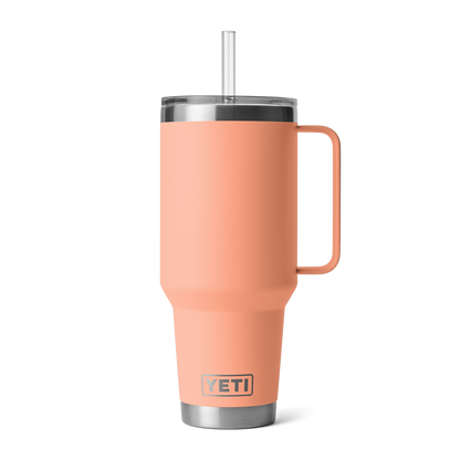 YETI Rambler® Tazza Da 42 oz (1242 ml) Con coperchio con cannuccia Lowcountry Peach